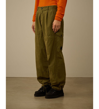 Pantalon Cargo Microreps Boxy vert