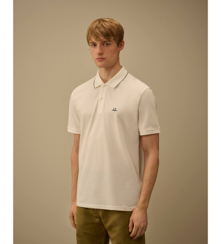 Polo Stretch Piquet branco sujo