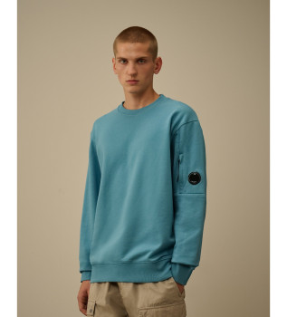 Sudadera Diagonal Raised  azul