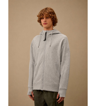 Diagonal Raiser grå hoodie