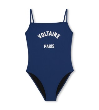 Maillot de bain avec logo bleu