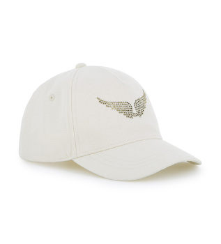 Casquette � logo blanc