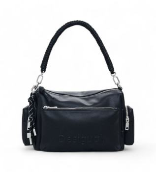 Torebka z kieszeniami czarna