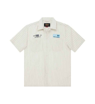 Camisa de riscas branca