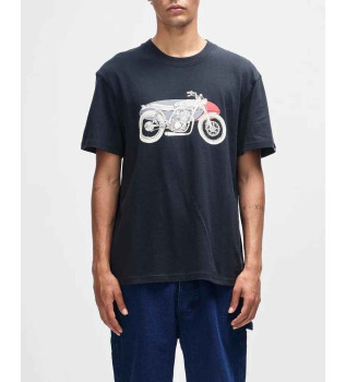 T-shirt Drovers Dog preta