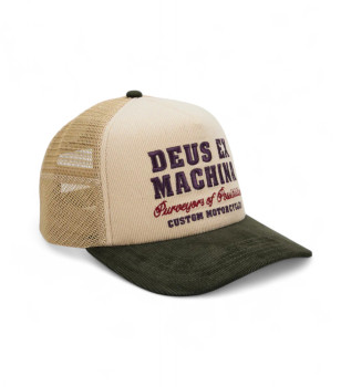 Gumshoe Cord Trucker Cap beige