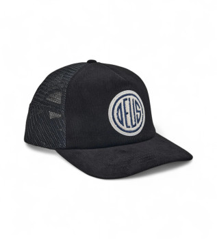 Pill Cord Trucker Cap noir