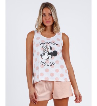 Pigiama donna Disney 60557 cotone felpato Minnie topolino