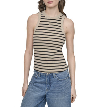 T-shirt beige pour nageur