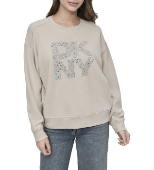 Sweatshirt New York Mix beige