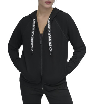 Sweater met koord zwart