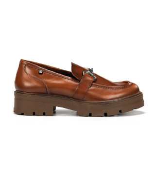 Mocasines de Piel Norte D8978 marrn