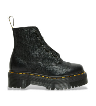 Bottes Sinclair en cuir noir