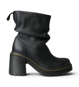 Bottes en Cuir Kasey Lo noir