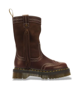 Botas Desert
Rodeo Quad Mid de couro e camurça marrom
