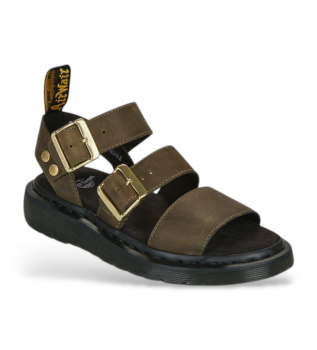 Gryphon Dms l�der sandaler gr�n