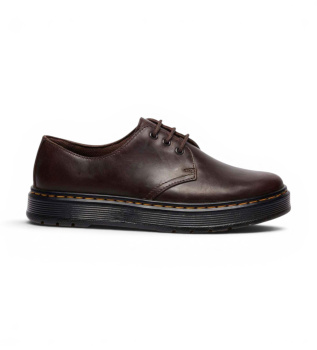 Sapatos de Couro Brookline Lo castanho escuro