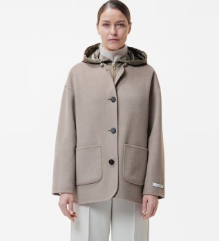 Thyra coat in taupe