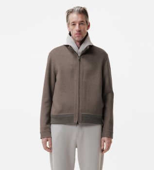 Nyro brown bomber jacket