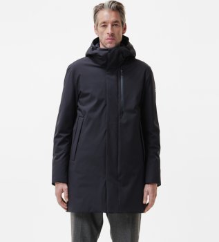 Navy Blue Planet Parka