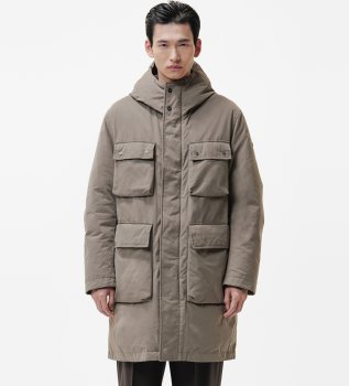Teon brown parka
