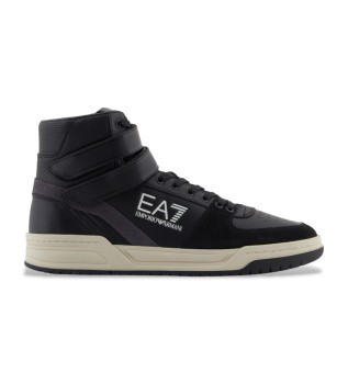 Sneakers alte in pelle nera Baseline