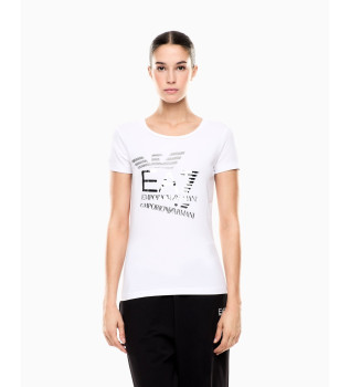 Maglietta con logo della serie bianca