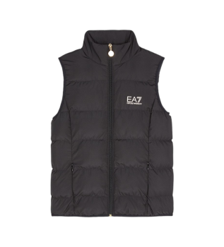 Gilet noir brillant