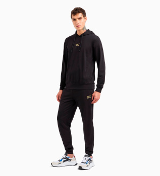 Cotton tracksuit Core Identity black
