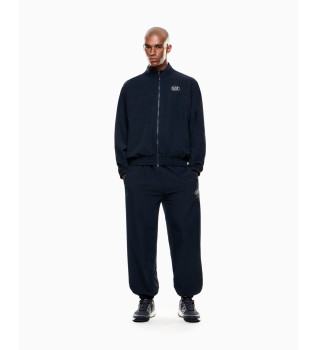 Tuta da ginnastica Tennis Pro in tessuto tecnico blu navy Ventus7