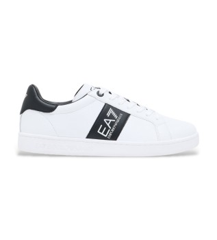 Sneakers classiche Ea7 in pelle bianca