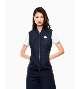 Gilet blu navy da golf Pro