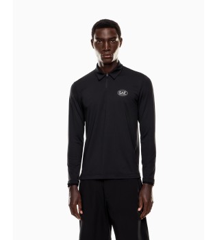 Golf Pro Ventus7 langrmet poloshirt sort