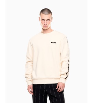 Pulover Logo Series Interlock bež