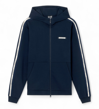 Mikina z logotipom serije modra