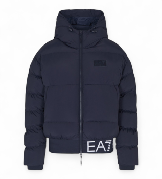 Mountain M dunjakke med h�tte navy