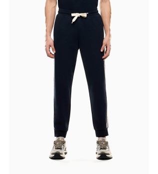 Bukser i bomuldsblanding Logo Series navy