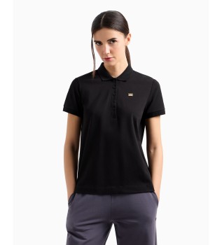 Micro polo shirt black