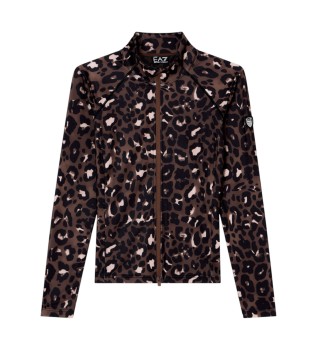 Sweatshirt Ski W Kitzbuhel Powerstretch castanha