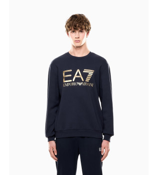 Sweatshirt med stor logotyp 