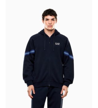 7 Lines Camisola com capuz ASV azul-marinho