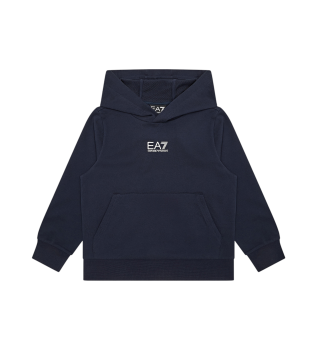 Core Identity marineblauw katoenen sweatshirt met capuchon