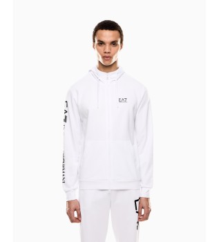 Moletom com capuz Logo Series branco