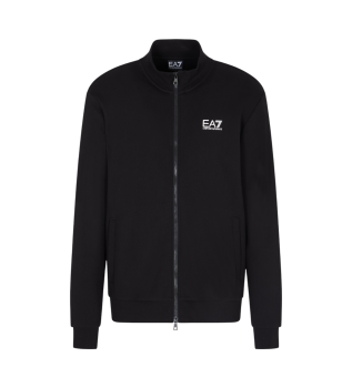 Schwarzes Logo-Sweatshirt