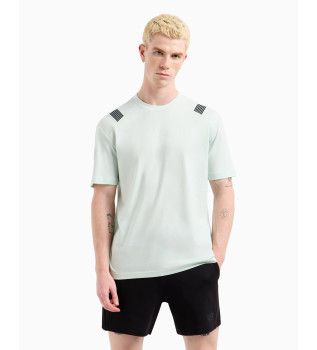 Detail T-shirt blå