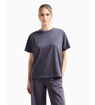 T-shirt de manga curta cinzenta