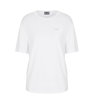 T-shirt de modal e viscose branca