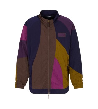 Casaco Train 7.0 Patchwork multicolorido