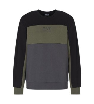 Sweatshirt Train Athletic Colour Block verde