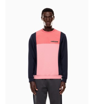 Sweatshirt Athletic Colour Block vermelha